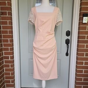 Betsy & Adam Pale Pink Dress
